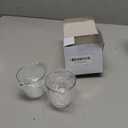 2PCS Liquid Measuring Cups, OLULU Plastic Measuring Cup Set for Baking, Cooking and Prepping Drinks ( ¾ Cups, Clear)