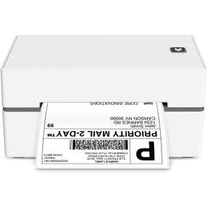 Core Innovations Bluetooth Thermal 4x6 Shipping Label Printer Bundle for Packages & Small Business - Android, iOS & Windows Compatible