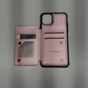 Vinich for iPhone 11 Pro Max Wallet Case with Card Holder, RFID Blocking Credit Slots Kickstand Shockproof Phone Cover for Women Men, Rose Gold