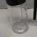 TrendPlain 16oz/470ml Glass Olive Oil Sprayer for Cooking  2 in 1 Olive Oil Dispenser Bottle for Kitchen Gadgets and Air Fryer Accessories, Salad, BBQ - Black & Green