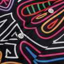 KYKU Mexico Shirt for Men Funny Beach Shirts Hawaiian Button Down Short Sleeve (Black, XXL)