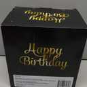 Oojami 180Piece Happy Birthday Party Supplies Set – Serves 30 Guests with 9" Dinner Plates, 7" Dessert Plates, 12 oz Cups, and 3Ply Napkins – Gold Foil Disposable Tableware Party Pack