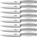 Aiheal Steak Knives, Stainless Steel Steak Knives Set of 8, Never Needs Sharpening Dinner Steak Knife Set, 4.5 Inch Sharp Micro Serrated
