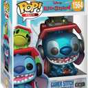 Funko Pop Plus: Lilo and Stitch - Gamer Stitch - Metallic - Collectable Vinyl Figure - Gift Idea - Official Merchandise - Toys for Kids & Adults - Cartoon/Animation Fans