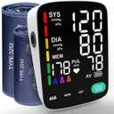 Blood Pressure Machine,Automatic Upper Arm Blood Pressure Monitor with 3x199 readout,5.4 inch LED Large Screen,Adjustable Two Cuff 9/17 or 13/20 inches XL Cuff - Home Hypertension Detector