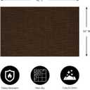Plow & Hearth Dalton 2x3'6" Hearth Rug Fireproof | Chocolate | Wool Blend Fireplace Mat | Hearth Rugs for Fireplaces Fire Resistant | Protect Hardwood Floor and Carpet from Sparks and Embers