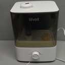 LEVOIT Classic300 Ultrasonic Top Fill Humidifier, Extra Large 6L Tank Last 60-Hour - Super Quiet, Easy to Use and Clean, 360 Rotation Nozzle, Simple Knob Control, Handle, Auto Shut Off, Gray