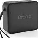 Oraolo Bluetooth Speaker, IPX7 Waterproof Portable with Stereo Sound, Bluetooth 5.4, TWS Pairing, Support AUX/TF Card, Small Wireless Speaker for Home, Shower, Outdoors, Travel