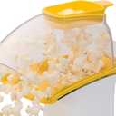 Presto 04820 Poplite Hot Air Popcorn Popper - Built-In Measuring Cup + Melts Butter, Easy to Clean, Built-In Cord Wrap, 18 Cups, Yellow