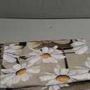 Laifzere Vintage Floral Kitchen Curtains Rustic Flower Inspirational Small Short Cafe Window Curtains Wooden Country Quotes Bathroom Living Room Bedroom Window Drapes Treatment 2 Panels (26x30 Inch)