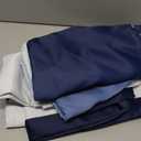 COSVIYA Grommet Ombre Room Darkening Curtains 72 inch Length 2 Panels, Gradient Drapes Blue and Grayish White Light Blocking Insulated Thermal Window Curtains for Bedroom/Living Room,52x72 inches