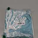 AEIOAE Natical Coastal Pillow Covers 18 X 18 Inch Set of 2, Teal Decorative Throw Pillow Covers Linen Beach Ocean Theme Pillowcase for Couch Home Sofa Indoor Outdoor Decor