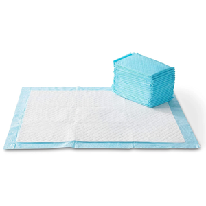 Basics X-Large Absorbent Puppy Pads, LeakProof, QuickDry, 28 x 34 Inches, Pack of 50, Blue & White