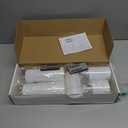 Homemory Pure White Flickering Flameless Candles, Battery Operated Acrylic LED Pillar Candles with Remote Control and Timer, Set of 5