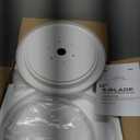 TCL Ceiling Fans with Lights, 52 Inch Low Profile Ceiling Fan with Light and Remote Control, Flush Mount, DC Reversible Motor, Noiseless, 6 Speeds Ceiling Fan for Bedroom (White)