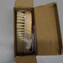 POPCHOSE Dry Brushing Body Brush, Natural Bristle Dry Skin Exfoliating Brush Body Scrub for Flawless Skin, Cellulite Reduction, Lymphatic Drainage and Blood Circulation Improvement (1 Count (Boar Bristles))