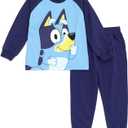 Bluey T-Shirt and French Terry Jogger Pants Outfit Set Infant to Big Kid Sizes (4-8Y)