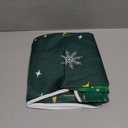 Horaldaily Christmas Tablecloth 7070 Inch Round, Christmas Trees Green Washable Table Cover for Party Picnic Dinner Decor