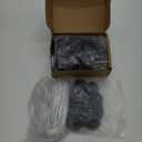 Solar Panel Guard Clips Animal Guard Fastener Animal Roll Kit Stainless Steel Fastener Clips for Solar Panel Bird Wire Pigeon Fence(300 Packs,25 mm)