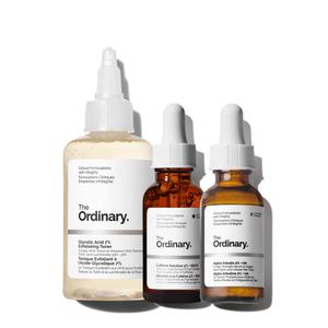 The Ordinary The Bright Set, 3-Step Regimen for Radiant, Even Skin Tone with Glycolic Acid 7% Exfoliating Toner, Alpha Arbutin 2% + HA, and Caffeine Solution 5% + EGCG | Skin Care Set The Ordinary The Bright Set, 3-Step Regimen for Radiant, Even Skin Tone with Glycolic Acid 7% Exfoliating Toner, Alpha Arbutin 2% + HA, and Caffeine Solution 5% + EGCG | Skin Care Set