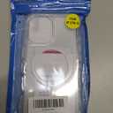 Luckwhale for iPhone 17 Case, Fits Magsafe,Heavy Duty Shockproof Protection Phone Cases with Screen Protector*1, Magnetic Transparent Protective Cover for iPhone 17 6.1 '', Clear