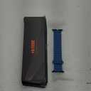 HITZEE Compatible with Apple Watch Band 49/46/45/44/42/41/40/38mm, Double Sided Silicone Magnetic Band Compatible for iWatch Ultra 3/2/1 Series 11 10 9 8 7 SE3 6 5-1 (42/44/45/46/49mm, Blue Black)