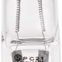Satco S4642 100 Watt 1700 Lumens T4 Halogen G9 Double Loop Base 120 Volt Clear Light Bulb, Dimmable 4 Pack