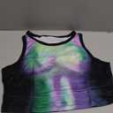 color cosplayer American USA Flag Crop Tank Tops for Women T Shirt Patriotic 4th of July Vest Tops, Large 