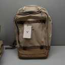 Hynes Eagle Rolling Backpack 42L Backpack with Wheels Airline Approved Carry on Luggage Laptop Travel Suitcase Bag for Women Men Khaki, Large