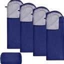Macarrie 4 Pack 0 Degree Sleeping Bags for Adults, approx. 83 x 30"