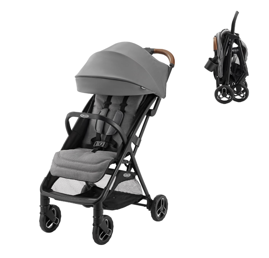 Graco® Ready2Jet Compact Stroller – Compact Travel Stroller with Automatic Fold Splatter Art