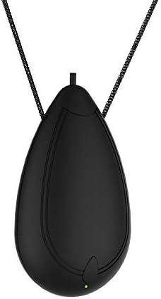 Generic Portable Mini Air Purifier Necklace with Negative Ions, Hanging Design for Outdoor Home & Kitchen Clean Air (Black)
