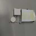 6PCS Vintage Floral Daisy Ceramic Dresser Drawer Knobs Elegant Cabinet Cupboard Door Hardware Pull Handles w/Screws White