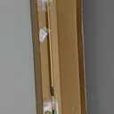 Zenna Home Adjustable Curtain Tension Rod for Windows, No Drill Expandable Tension Curtain Rod with Decorative Ball Finials, Easy Install Small Window Rod, 28 to 48 Inch, Gold