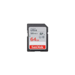 SANDISK 64GB Ultra SDXC UHSI Memory Card  Up to 140MB/s, C10, U1, Full HD, SD Card  SDSDUNB064GGN6IN