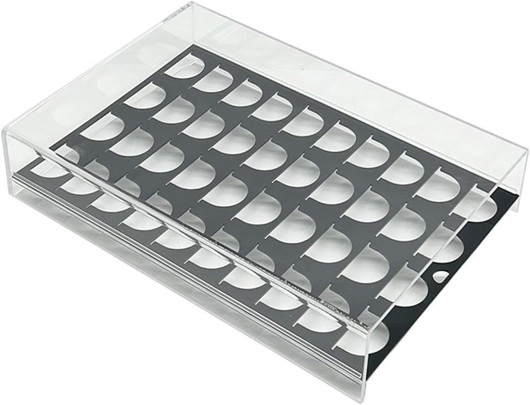 Coffee Capsule Stand Coffee Pod Storage Holder Shelf Large Capacity Keep Tidy Coffee Pod Display Rack for Office Hotels Cafes