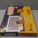 TOY Life Basketball Hoop LED Scoresboard Indoor Basketballhoop Wall Mount Over The Door Backboard for Teens Adults Boys Toys Age 8-10 Games Indoor with 4 Balls