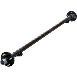 2k TK Trailer Axle - 2000 lb Idler, 61" Hubface 46" Spring Center / 4x4 Bolt Pattern