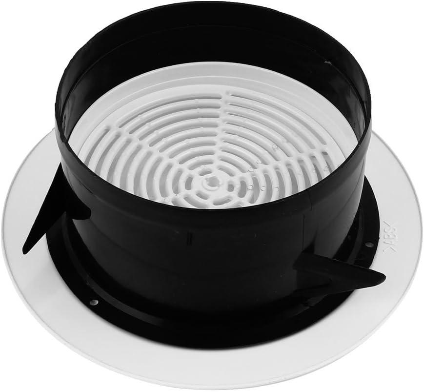 Qtqgoitem Adjustable Circle Vent Grille 150mm Round Ducting Ventilation Cover (model: b05 e1b 9d1 9f3 351)