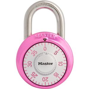 Master Lock 1530DPNK Locker Lock Combination Padlock, 1 Pack, Pink