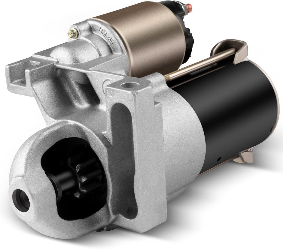 New Starter Replacement for Chevrolet for S10 2.2L 2002-2003 for Buick for Rendezvous 3.4L 2002-2005 for Chevrolet for Monte Carlo 3.4L 2000-2005, 9000868 8000058, 1.4kW/12 Volt Starter