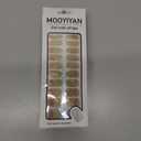 10 x Gloss Nail Strips|Uv Free|22 Pcs,Gel Nail Stickers|Long Lasting Two Weeks and Easy to Apply&Remove|Golden Spot