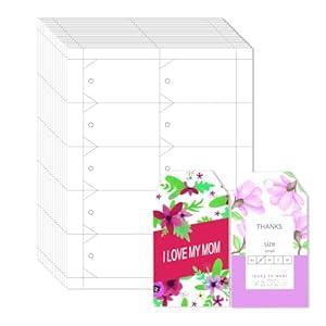 MrLabel 500 Printable Blank Tags with String, 2" x 3.5", 230GSM Matt White MicroPerforated Cardstock for Clothes Tags, Price Tags, Gift Tags