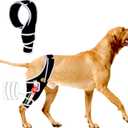 Dog Knee Brace for Torn ACL Hind Leg, Adjustable Dog Knee Braces Rear Leg or Front Legs, Pain Relief Hip Dysplasia Support CCL Brace for Dogs Cruciate Ligament Injury Recovery, S (Black)
