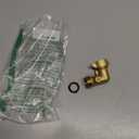 Garden Hose 90 Degree Elbow, with Shut Off Valves 3/4 Inch Solid Brass RV Water Hose Connector Fittings Adapter, Includes Washers for RV Hookups & Outdoor Faucets, 2 Pack