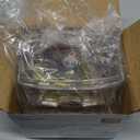 Officemate Self-Dispensing Paper Clip Holder w/250 Assorted Color Paper Clips, Clear (93697)