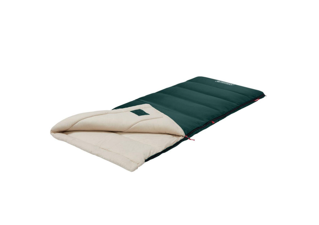 Coleman Autumn Glen 40 Degrees Fahrenheit Sleeping Bag - Green 75 X 33 in