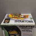 Gourmia Air Fryer 7 QT - Easy View Panorama Window & Interior Light, Guided Cooking with 12 One-Touch Presets, FryForce 360, Dishwasher Safe Accessories, Green