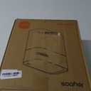 JOYBOS Bathroom Trash Can with Lid, 3.8 Gallon Slim Garbage Can, Small Plastic Trash Bin, Narrow Motion Sensor Trash Can for Bedroom, Rv, Office White