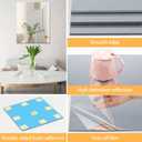 A2 Acrylic Mirror Sheet for Wall, 16.5" x 23.2" x 2Pcs Large Rectangular Mirror Tiles Frameless Wall Mounted Mirror Self-Adhesive Mirror Stickers for Vanity Bedroom Home Decor